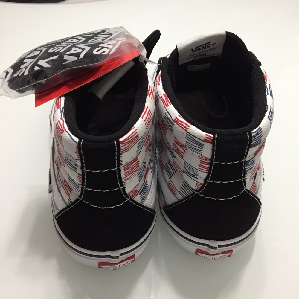 NWT Rare Vans Sk8-Hi Pro Sketchy Check Checkerboard Skate Shoes - Picture 8 of 8